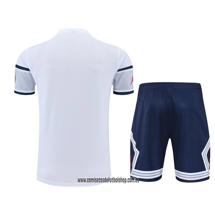 Chandal del Paris Saint-Germain 22-23 Manga Corta Blanco - Pantalon Corto